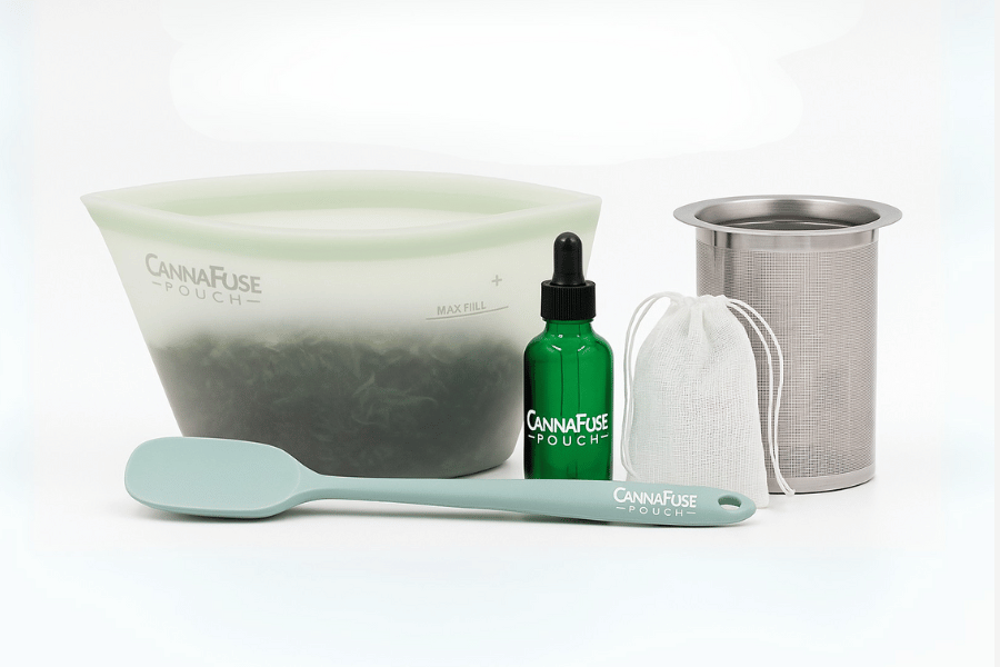 CannaFuse pouch and infusion supplies